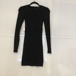 French Connection shimmery black dress